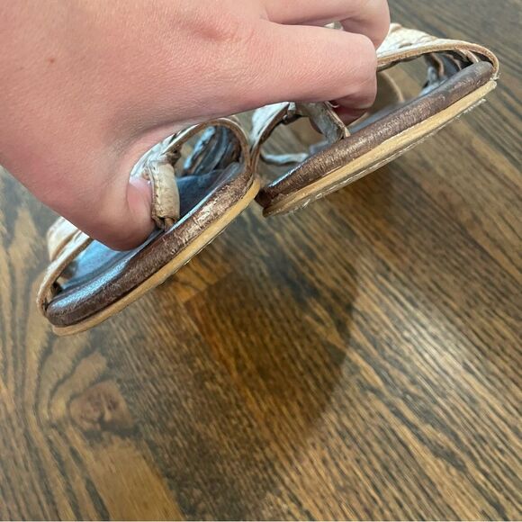 ROAN by Bed Stu Kaliope Leather Sandals Bone White Strappy Sandals - Picture 5 of 10